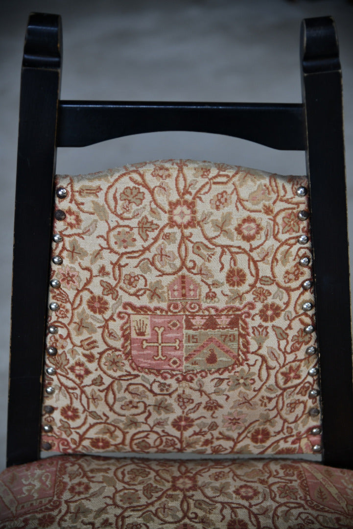 Pair Upholstered Dining Chairs - Kernow Furniture