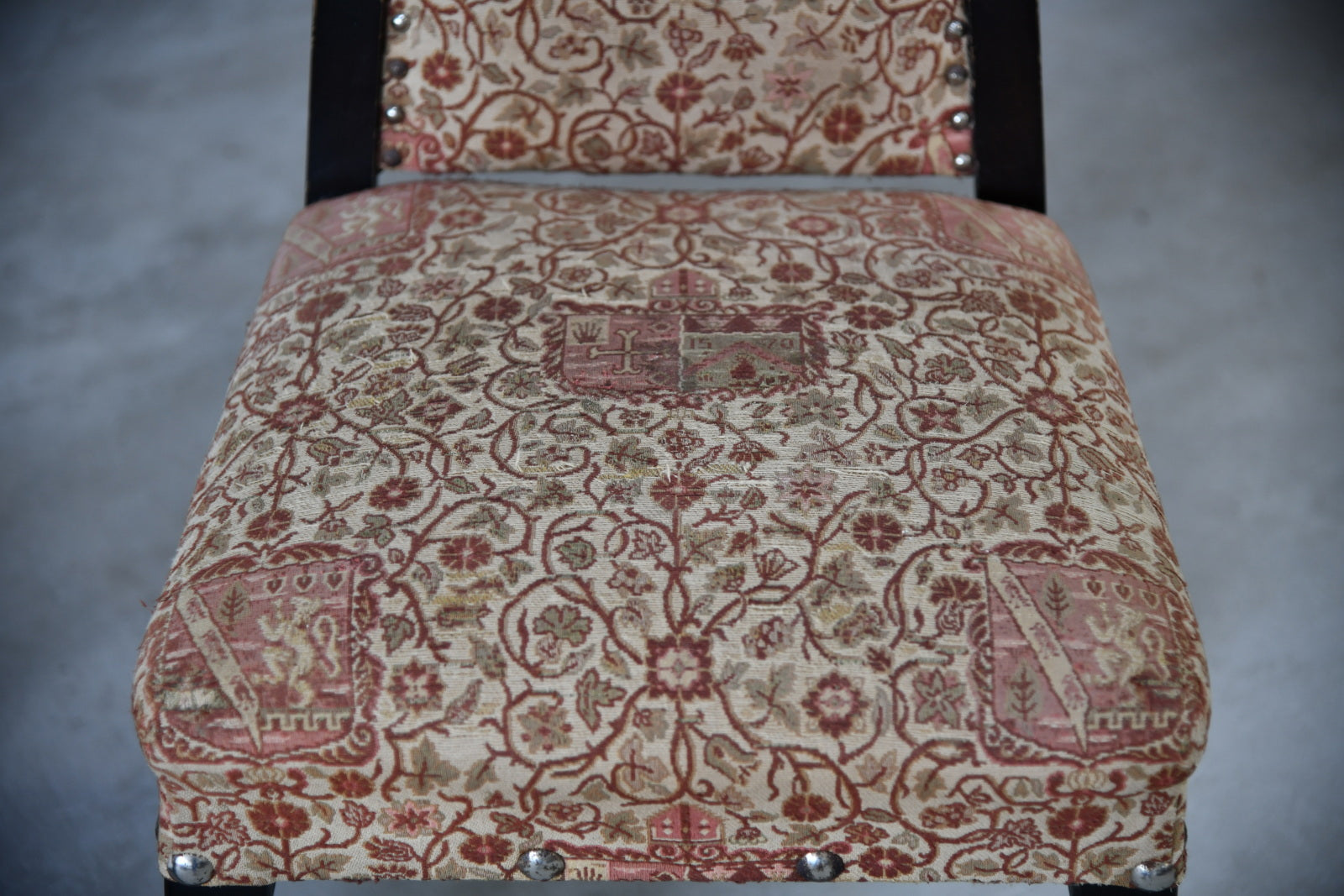 Pair Upholstered Dining Chairs - Kernow Furniture