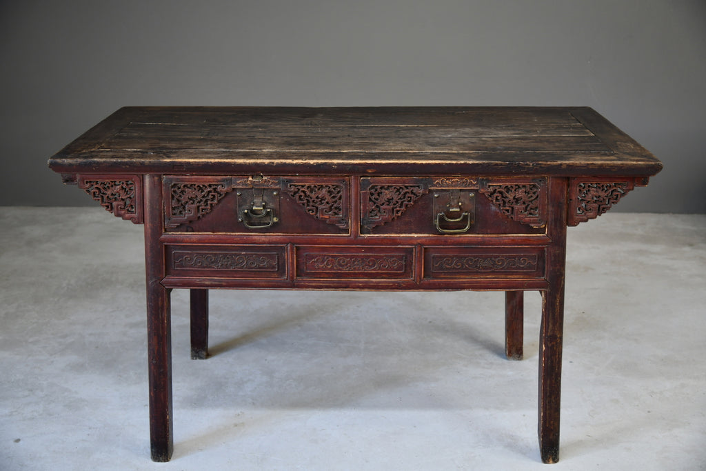 Antique Chinese Alter Console Table - Kernow Furniture