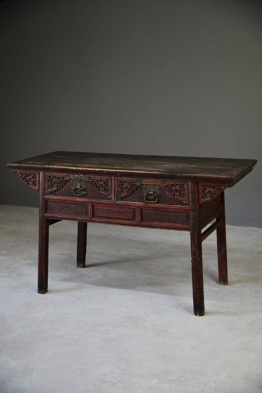 Antique Chinese Alter Console Table - Kernow Furniture
