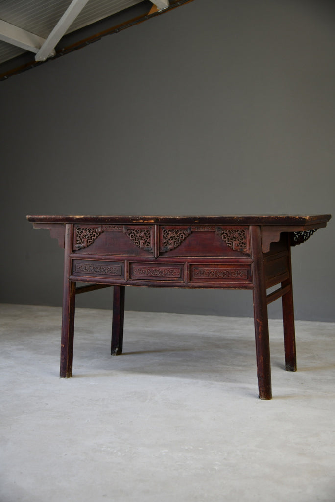 Antique Chinese Alter Console Table - Kernow Furniture