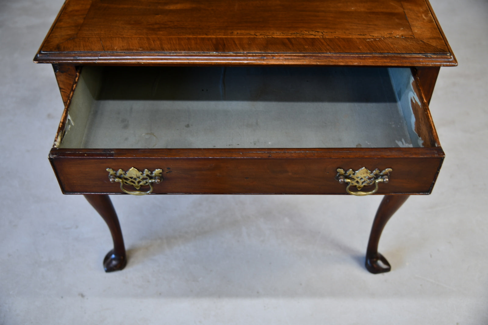 Antique Georgian Walnut Low Boy - Kernow Furniture