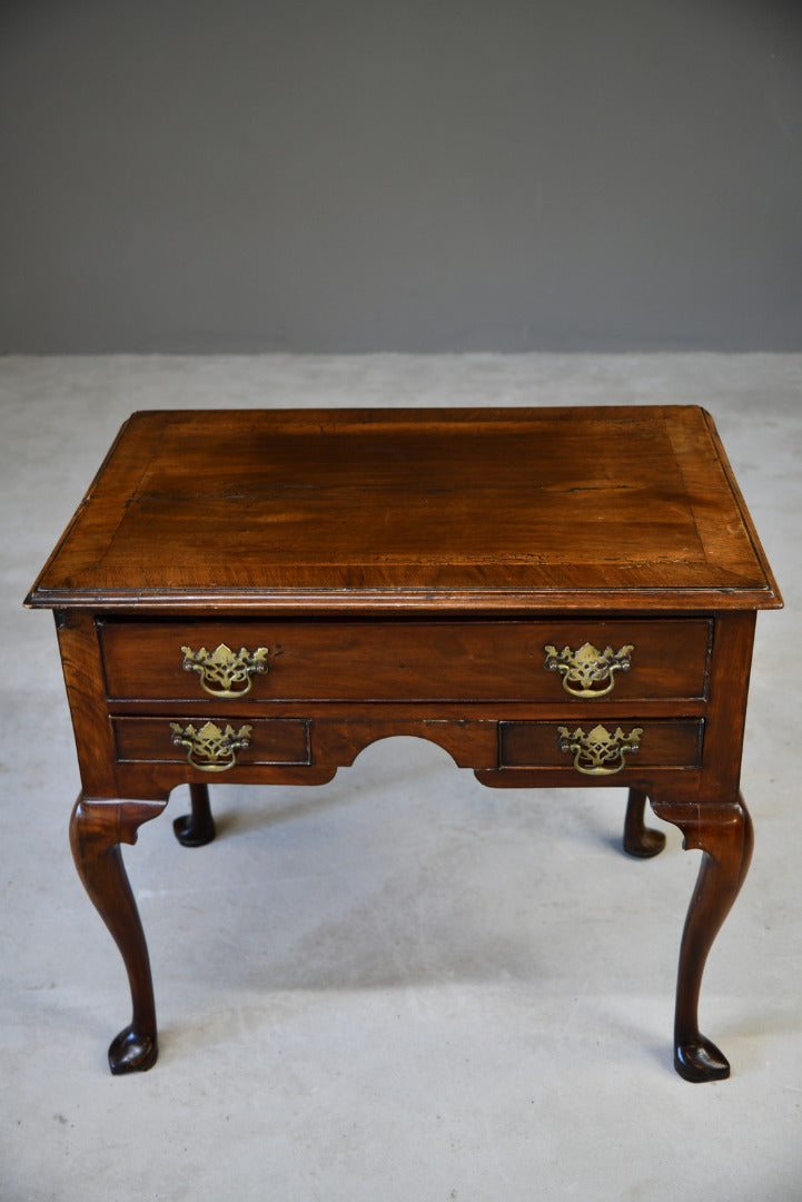 Antique Georgian Walnut Low Boy - Kernow Furniture