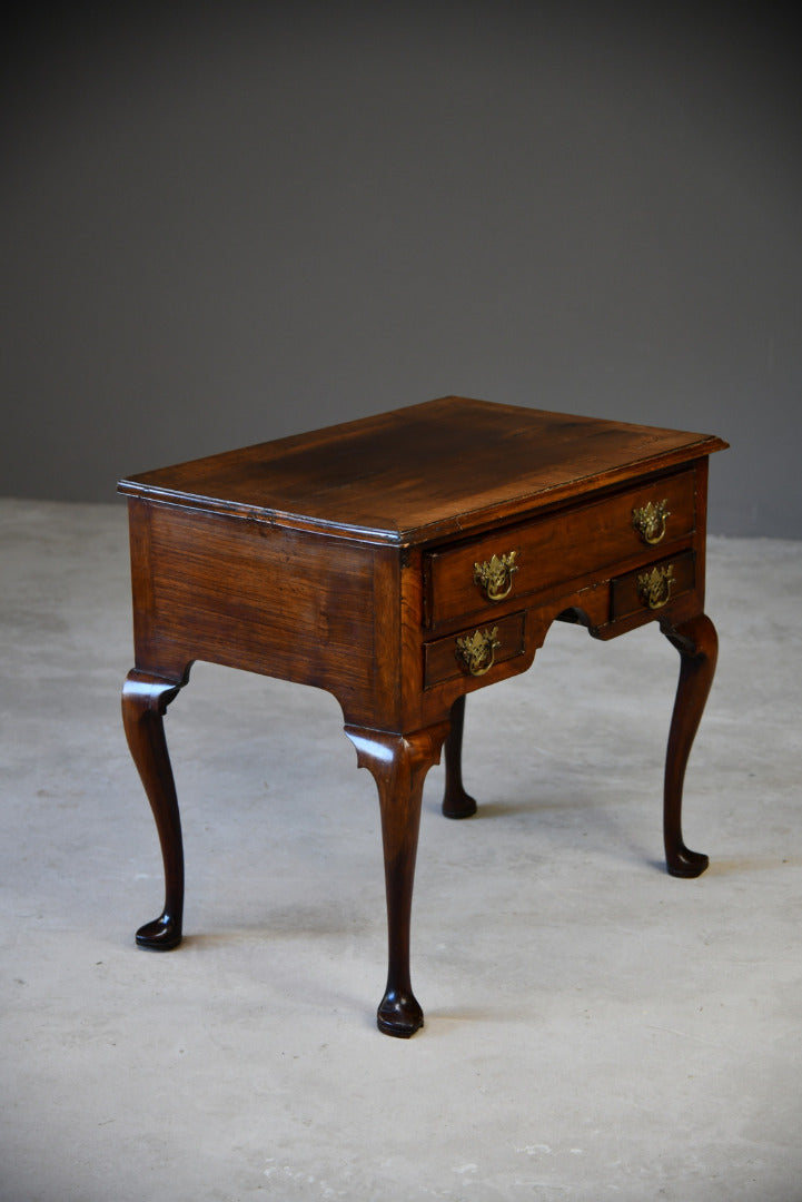 Antique Georgian Walnut Low Boy - Kernow Furniture