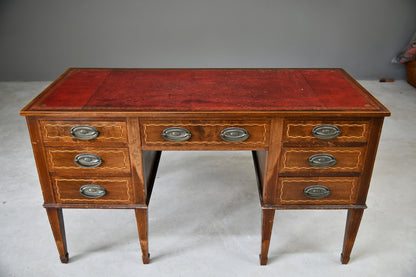 Antique Style Mahogany Desk - Kernow Furniture