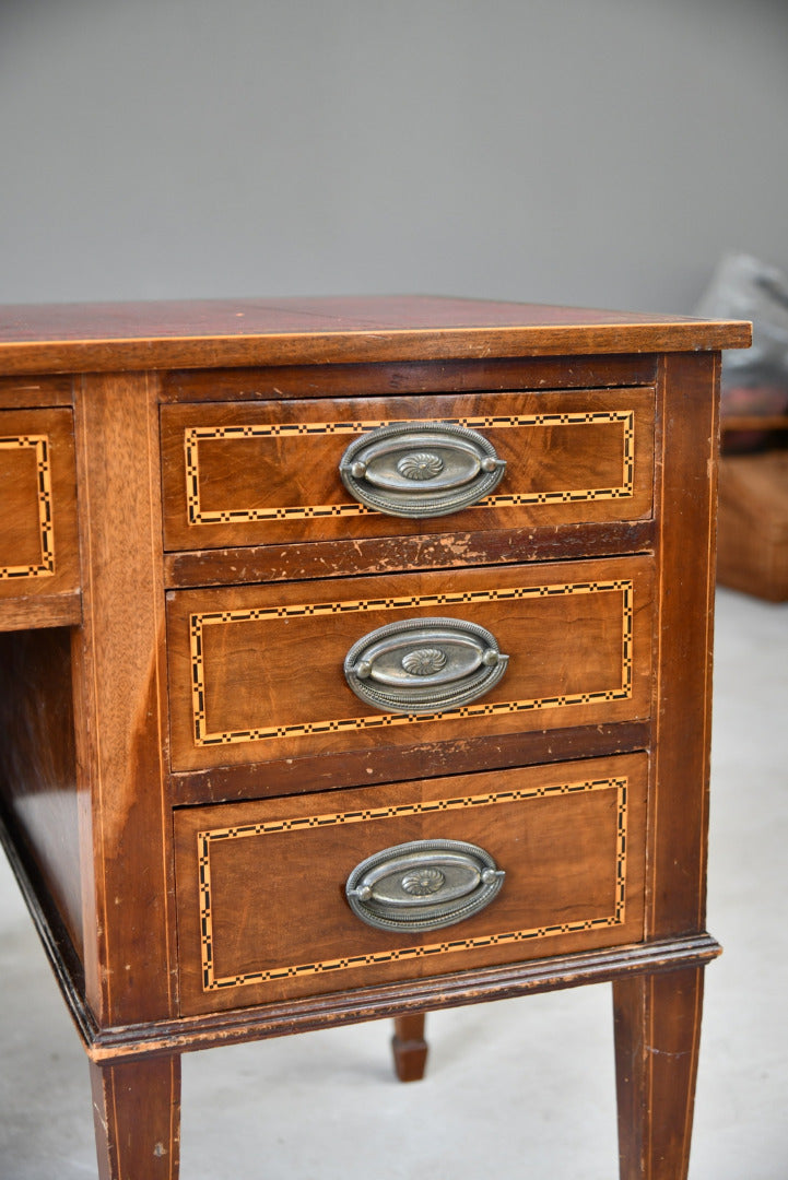 Antique Style Mahogany Desk - Kernow Furniture