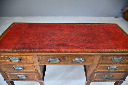 Antique Style Mahogany Desk - Kernow Furniture