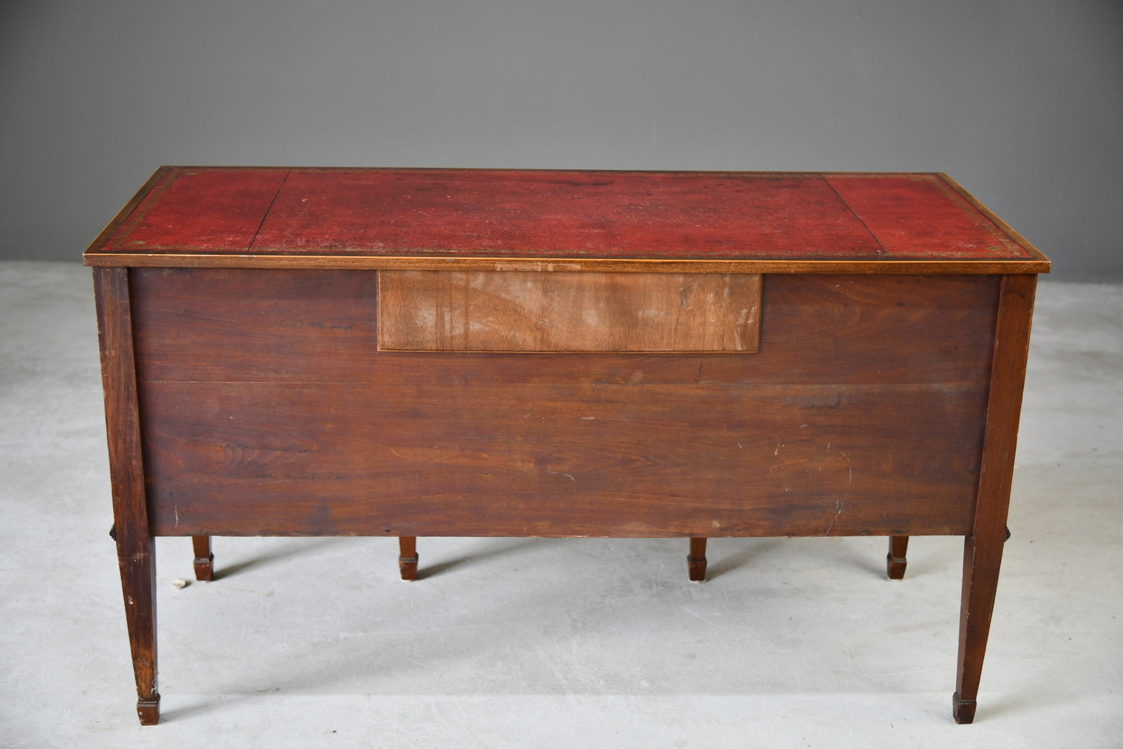 Antique Style Mahogany Desk - Kernow Furniture