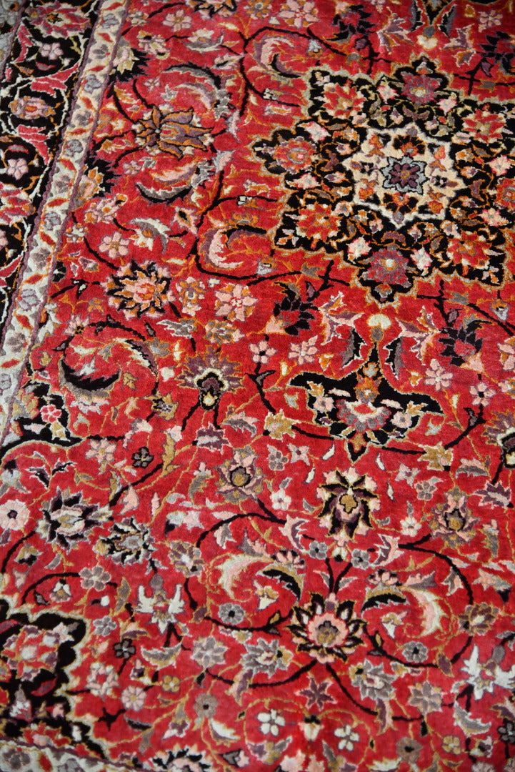 Pink Eastern Kashmir Silk Rug - Kernow Furniture