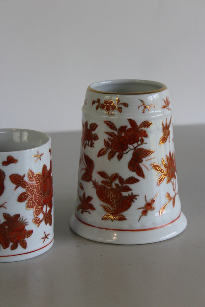 Vintage Japanese Porcelain Ware Mugs - Kernow Furniture