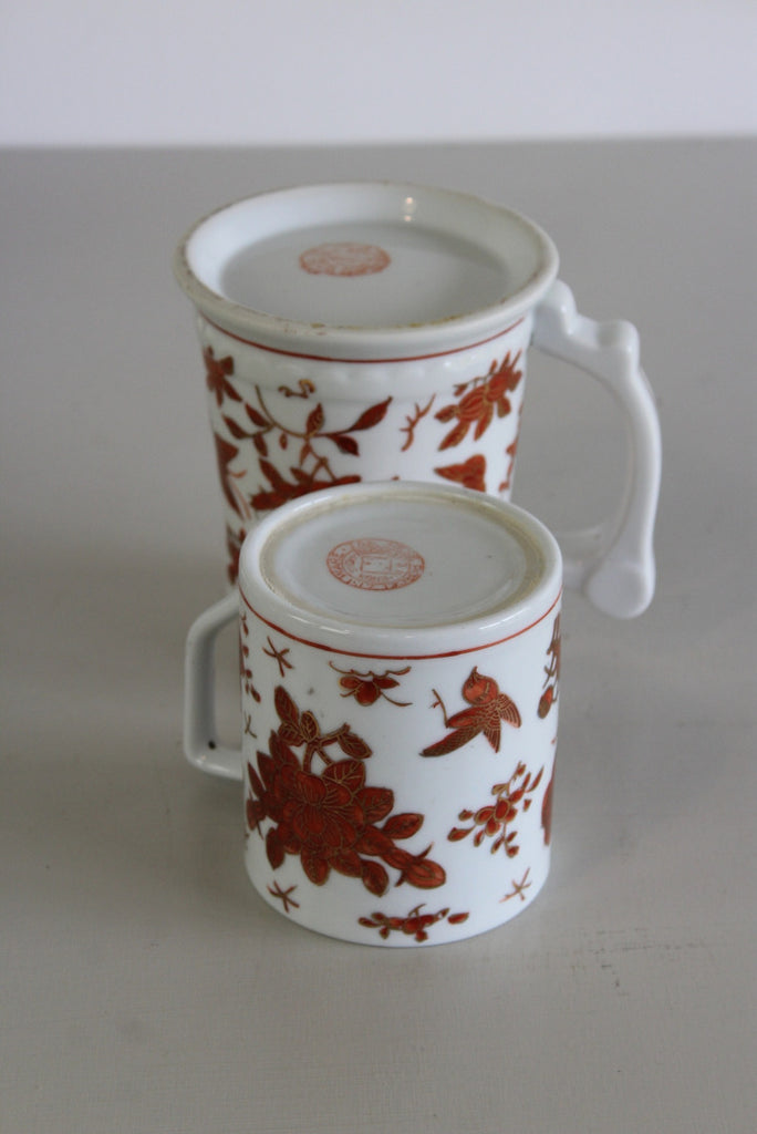 Vintage Japanese Porcelain Ware Mugs - Kernow Furniture