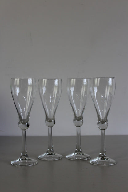 4 Champagne Glasses - Kernow Furniture