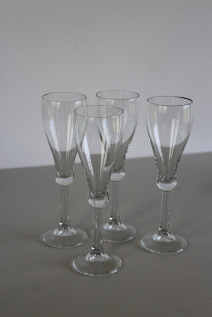 4 Champagne Glasses - Kernow Furniture