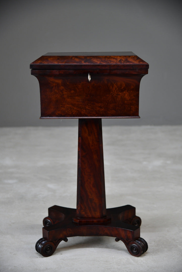 Victorian Mahogany Tea Poy - Kernow Furniture