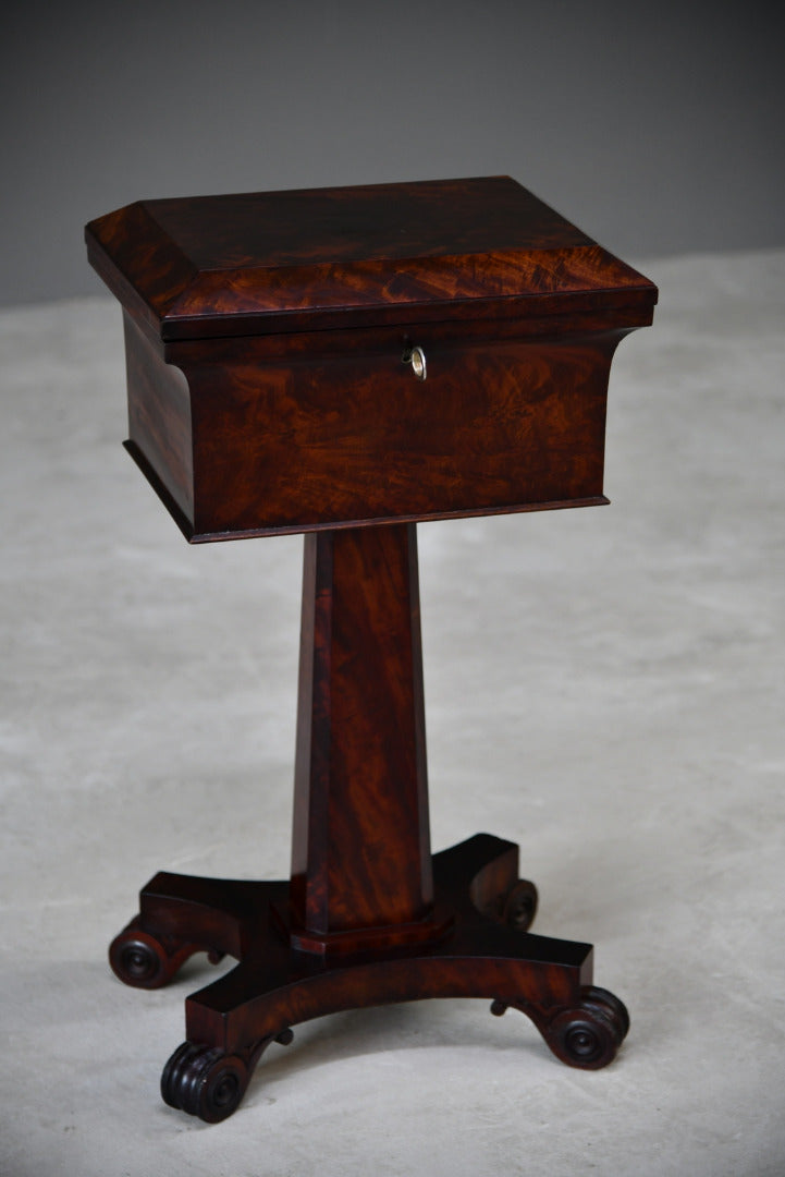 Victorian Mahogany Tea Poy - Kernow Furniture