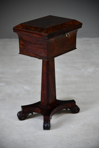 Victorian Mahogany Tea Poy - Kernow Furniture