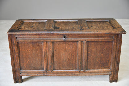 18th Century Oak Coffer - Kernow Furniture