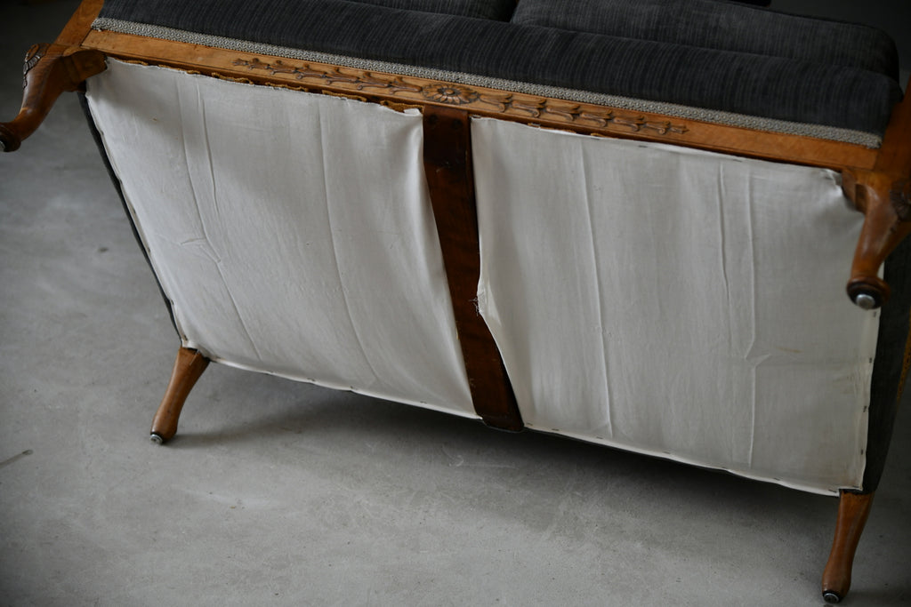 Vintage Bergere Cane Sofa Settee - Kernow Furniture