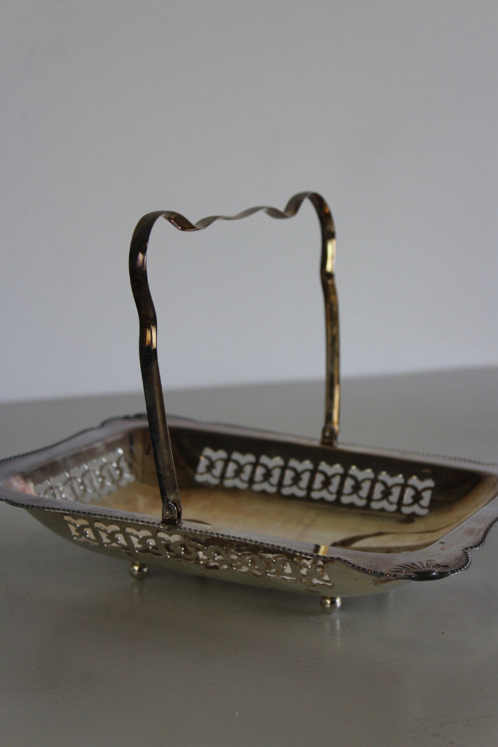 Falstaff Silver Plated Basket - Kernow Furniture