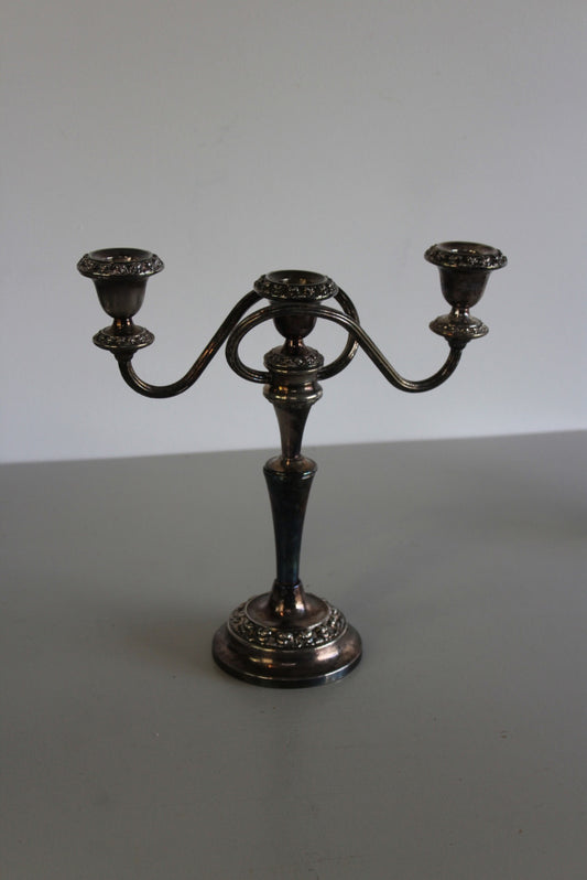 Silver Plated Candelabra - Kernow Furniture