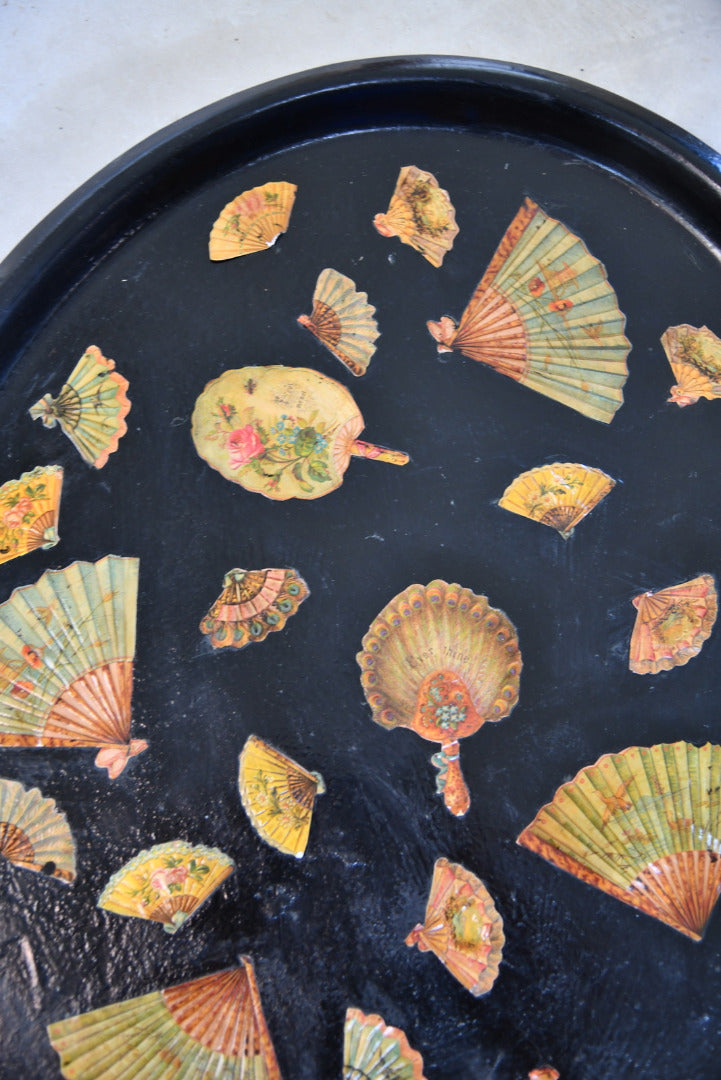 Decoupage Fan Tray - Kernow Furniture