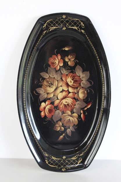 Vintage Floral Tray - Kernow Furniture