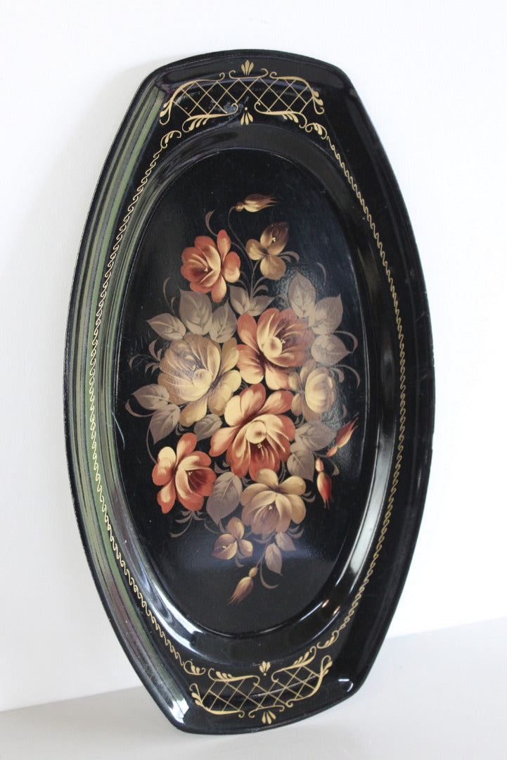 Vintage Floral Tray - Kernow Furniture