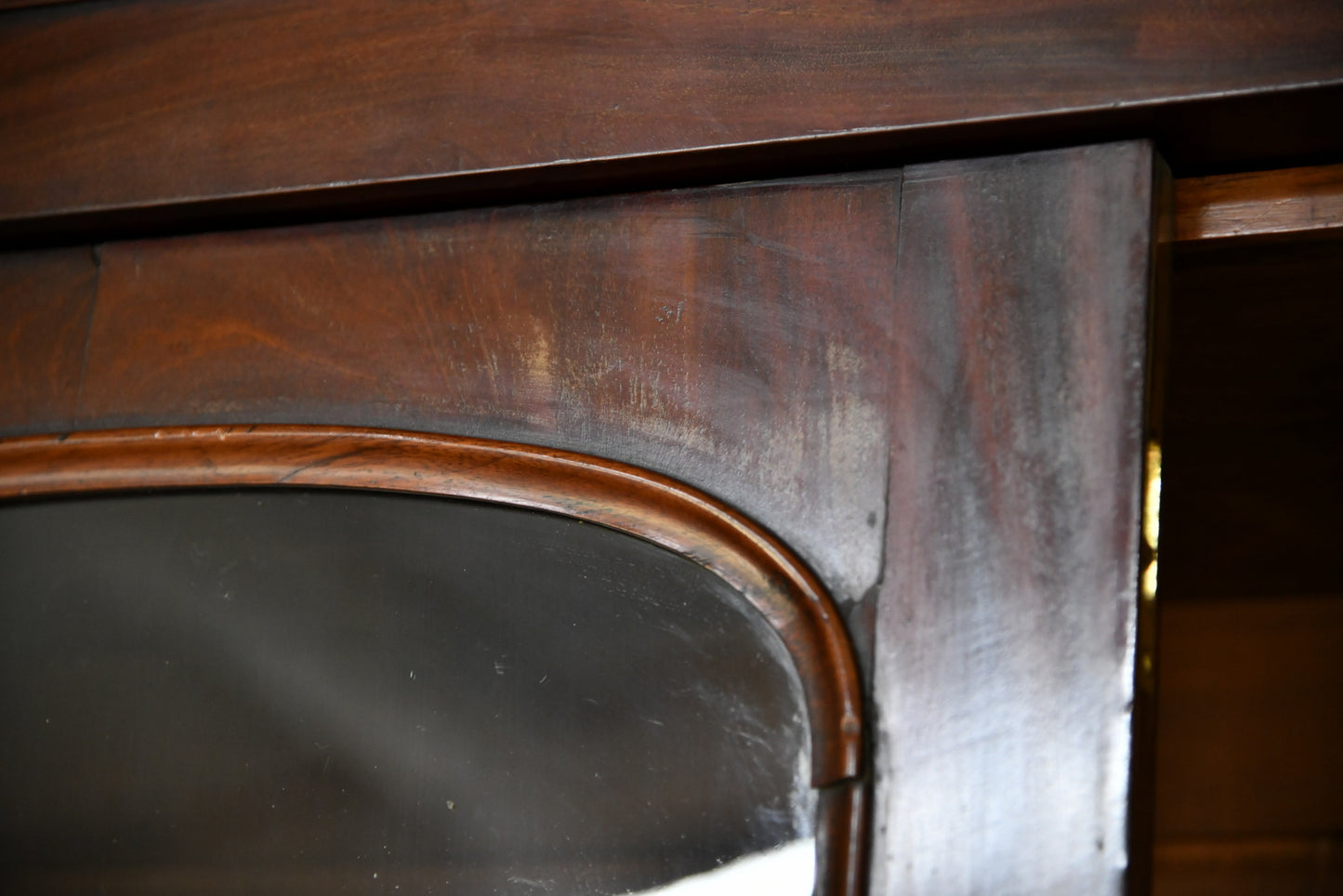 Victorian Mahogany Glazed Bookcase