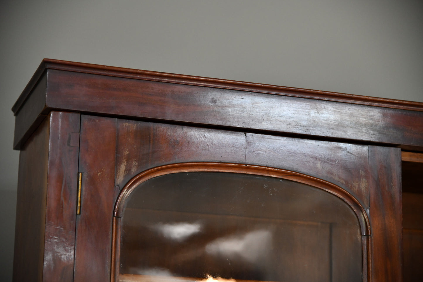 Victorian Mahogany Glazed Bookcase