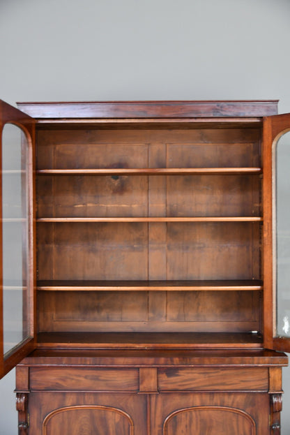 Victorian Mahogany Glazed Bookcase