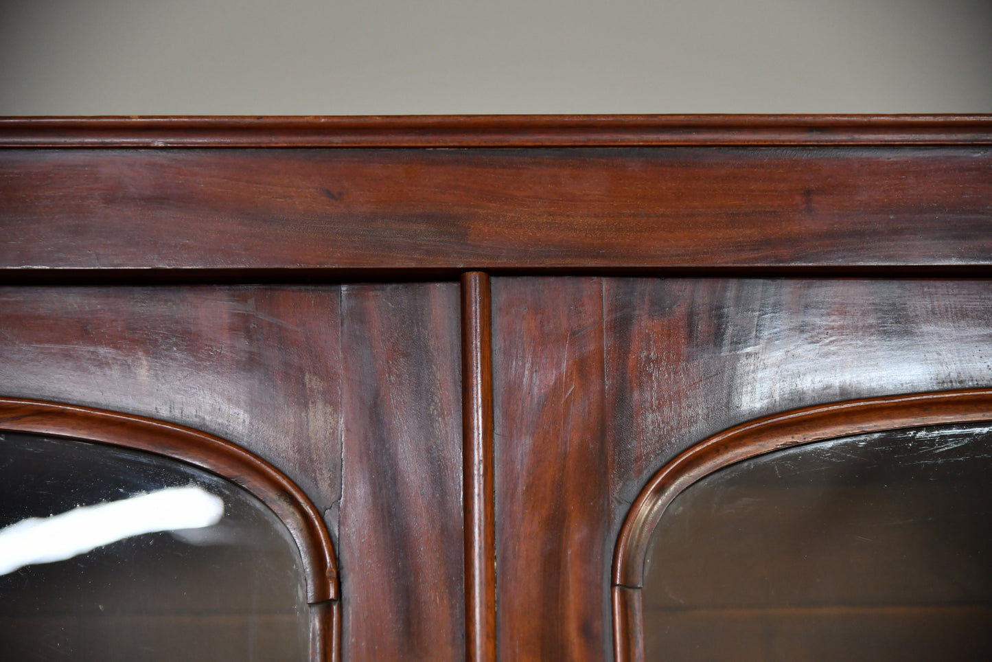 Victorian Mahogany Glazed Bookcase