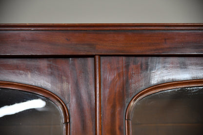 Victorian Mahogany Glazed Bookcase