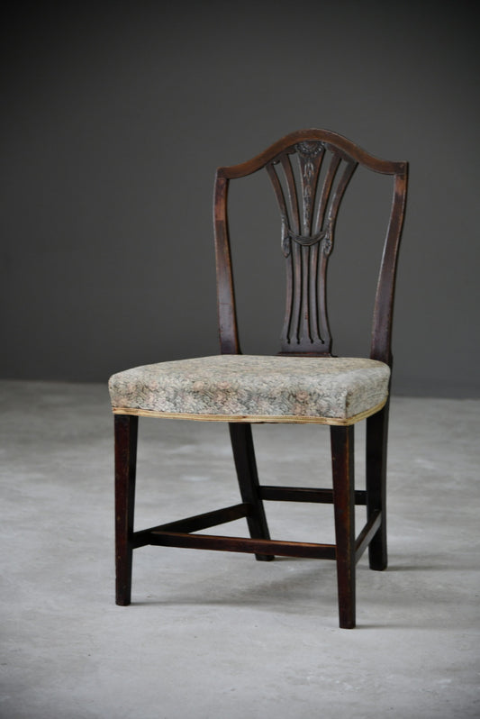 Single Antique Sheraton Style Dining Chair - Kernow Furniture