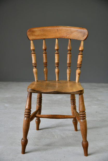 Beech Spindle Back Kitchen Chair - Kernow Furniture