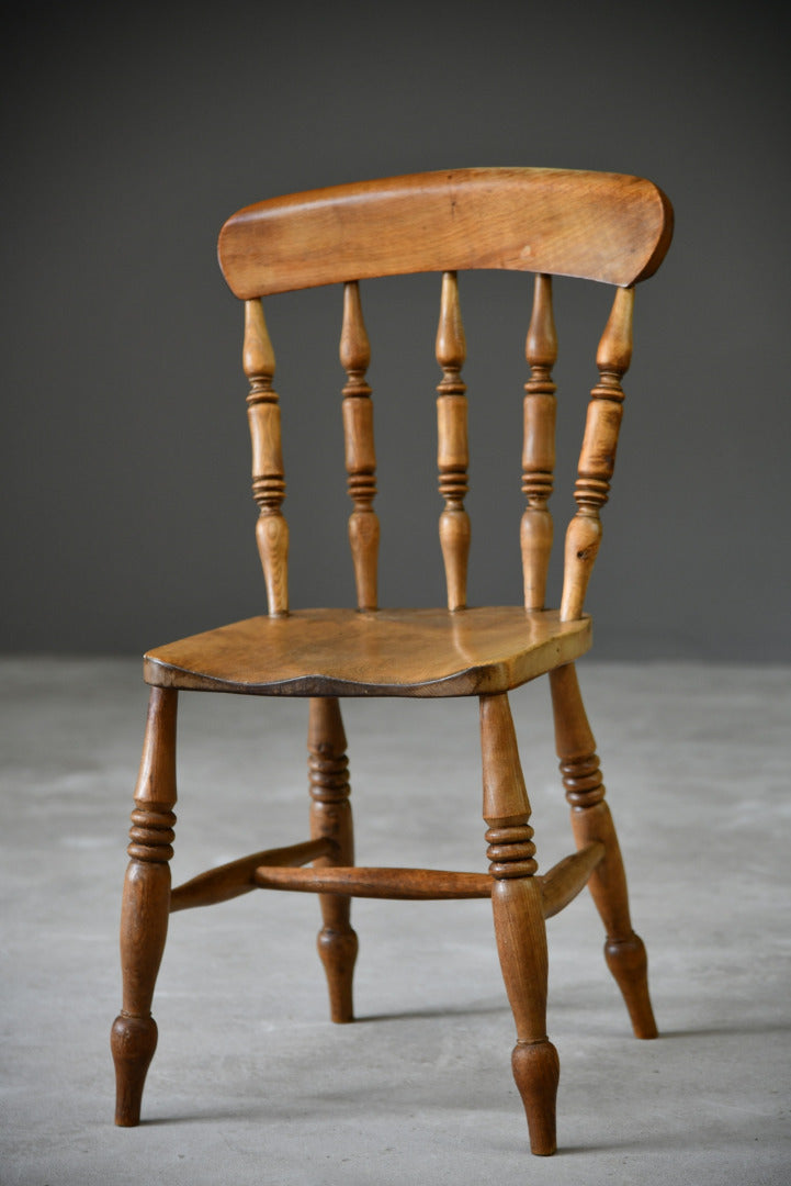 Beech Spindle Back Kitchen Chair - Kernow Furniture