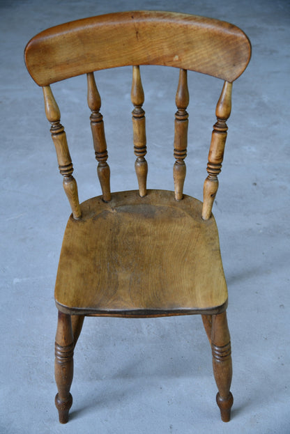 Beech Spindle Back Kitchen Chair - Kernow Furniture