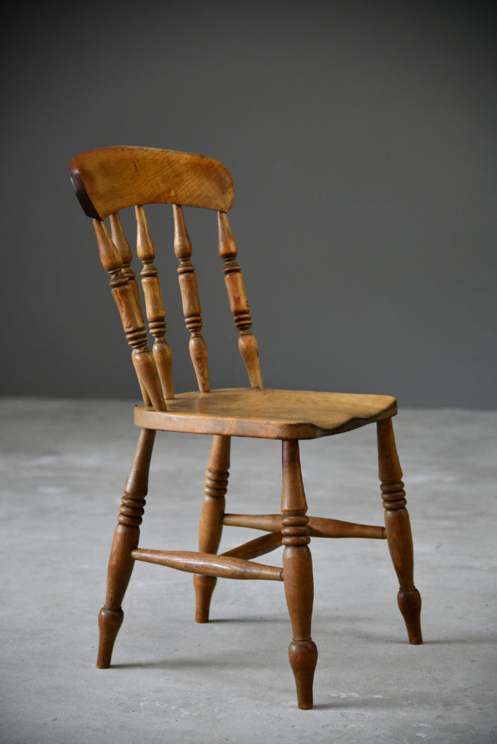 Beech Spindle Back Kitchen Chair - Kernow Furniture