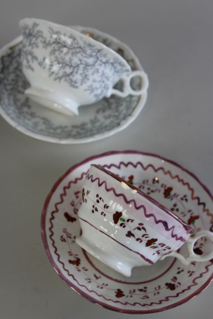 Vintage Cups & Saucers - Kernow Furniture