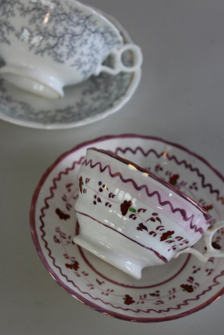 Vintage Cups & Saucers - Kernow Furniture