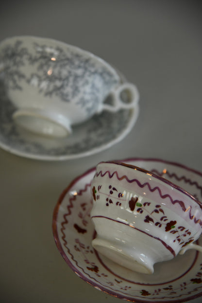 Vintage Cups & Saucers - Kernow Furniture