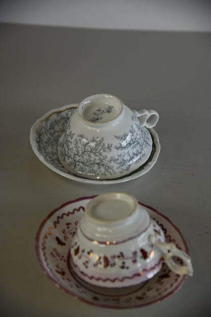 Vintage Cups & Saucers - Kernow Furniture