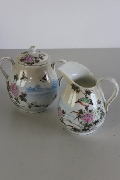 Japanese Jug & Covered Pot - Kernow Furniture