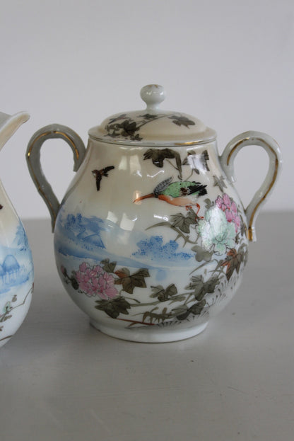 Japanese Jug & Covered Pot - Kernow Furniture