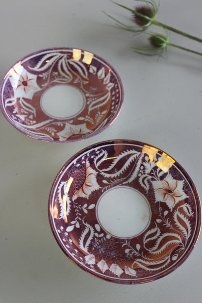 Pair Lustre Ware Cups - Kernow Furniture