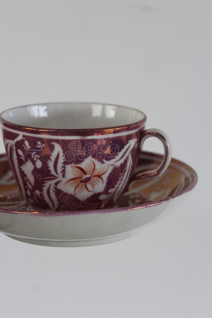 Pair Lustre Ware Cups - Kernow Furniture