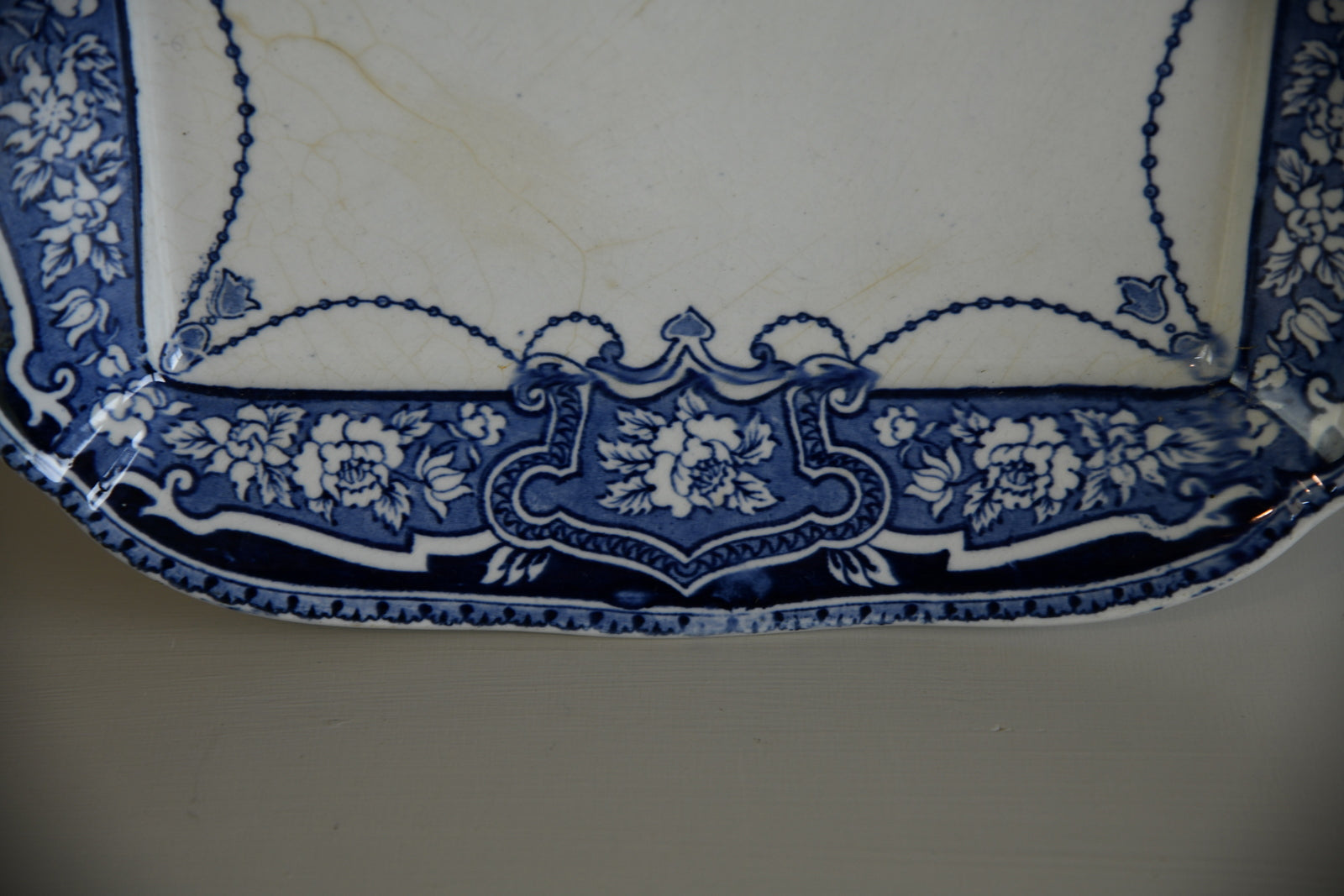 Blue & White Platter - Kernow Furniture