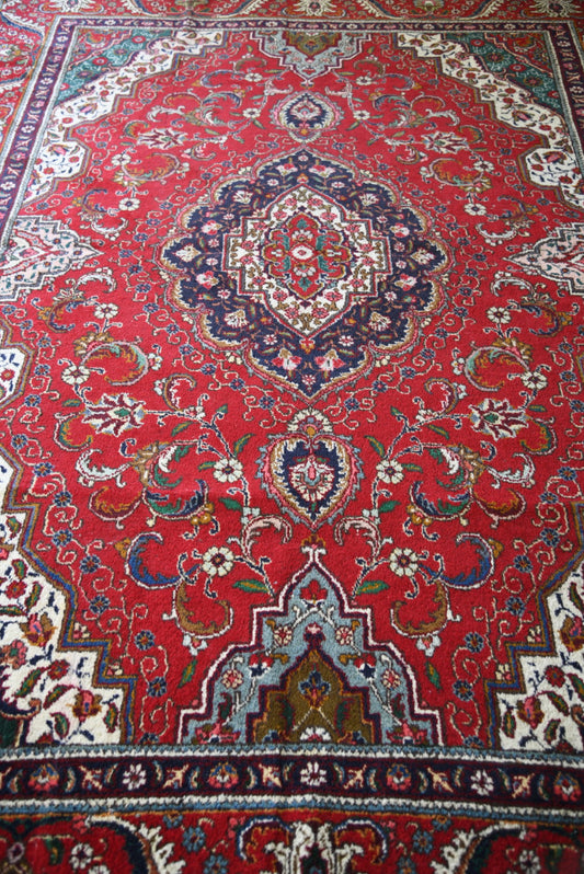 Large Persian Tabriz Rug - Kernow Furniture