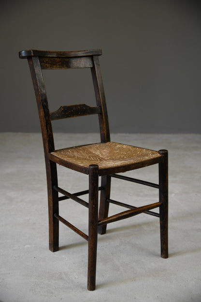 Single Rush Seat Chair - Kernow Furniture