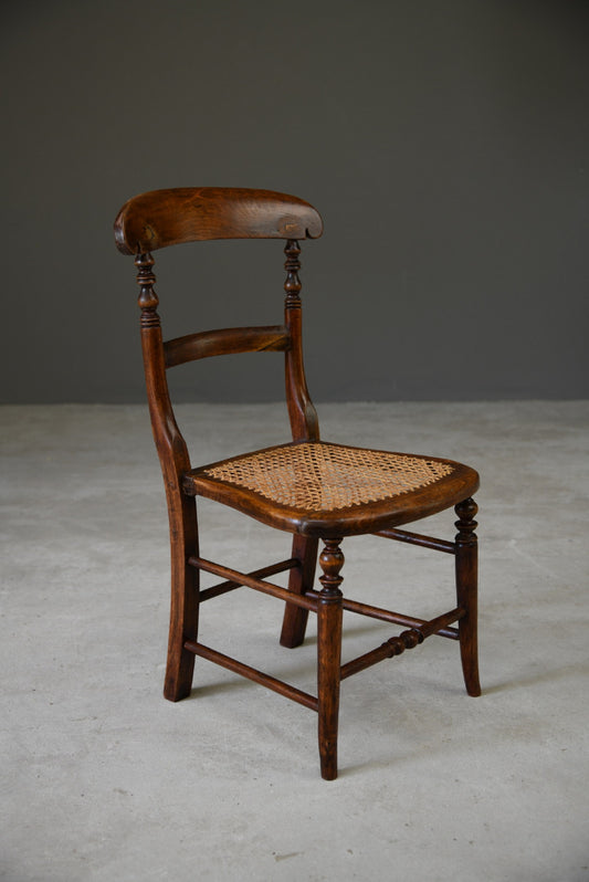 Vintage Cane Occasional Chair - Kernow Furniture