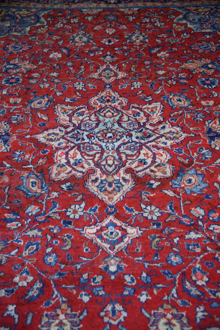 Large Persian Kashan Wool Rug - Kernow Furniture